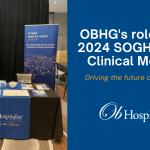 The OBHG booth at the 2024 SOGH Annual Clinical Meeting